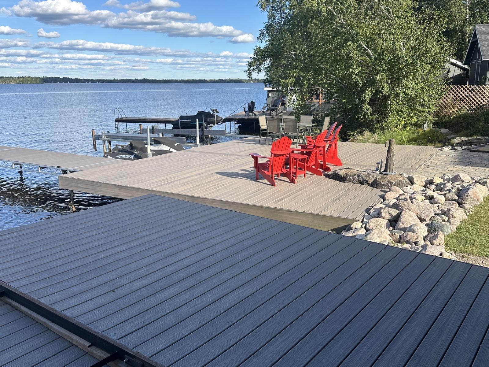 Deck Dock at Waters Edge Block 6 Lot 17 Brereton Lake